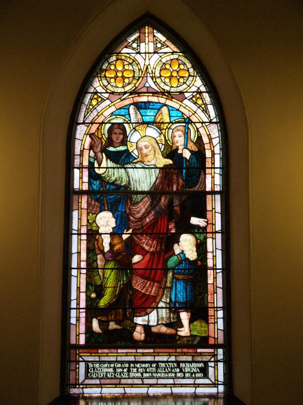 Charlottesville, Virginia (VA): University of Virginia: Christ with the children (c 1890)