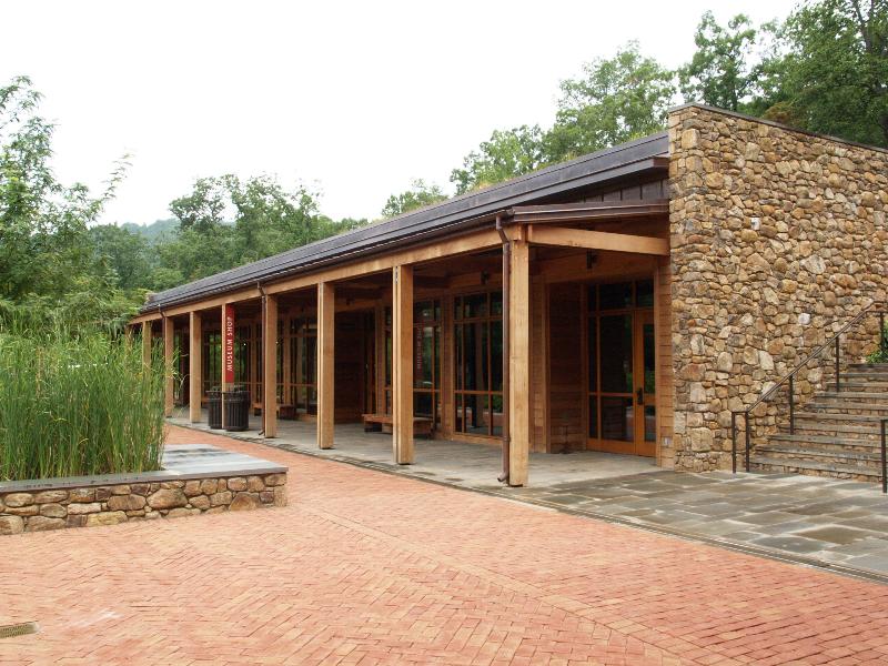 Charlottesville, Virginia (VA): Monticello Visitor Center: museum shop (2009, Ayers/Saint/Gross Architects and Planners)