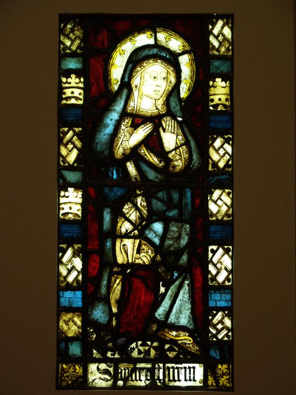Richmond, Virginia (VA): Virginia Museum of Fine Arts: Mourning Female Saint (c 1425-1450, English, probably Norfolk)