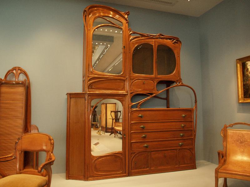 Richmond, Virginia (VA): Virginia Museum of Fine Arts: cabinet (c 1899, remodeled after 1909, Hector Guimard, from his office in Castel Beranger)