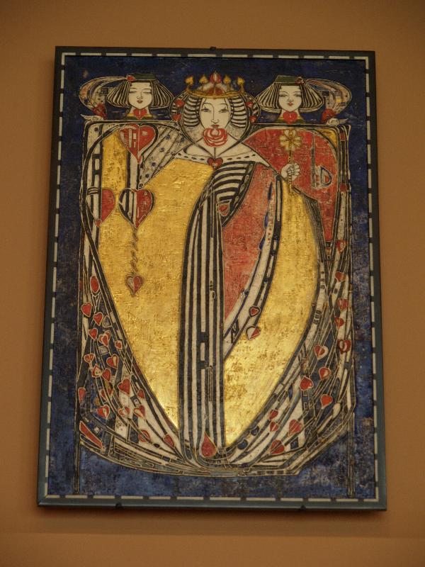Richmond, Virginia (VA): Virginia Museum of Fine Arts: Queen of Hearts (for Hous'hill, Catherine Cranston's residence, Glasgow, Scotland) (1909, artist Margaret Macdonald Mackintosh)