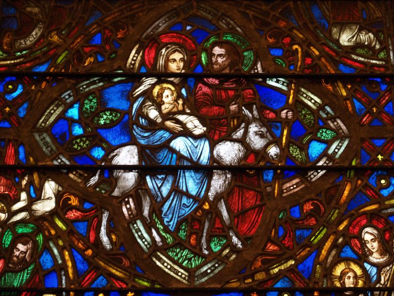 Richmond, Virginia (VA): St Paul's Episcopal Church: Holy Family's Flight into Egypt