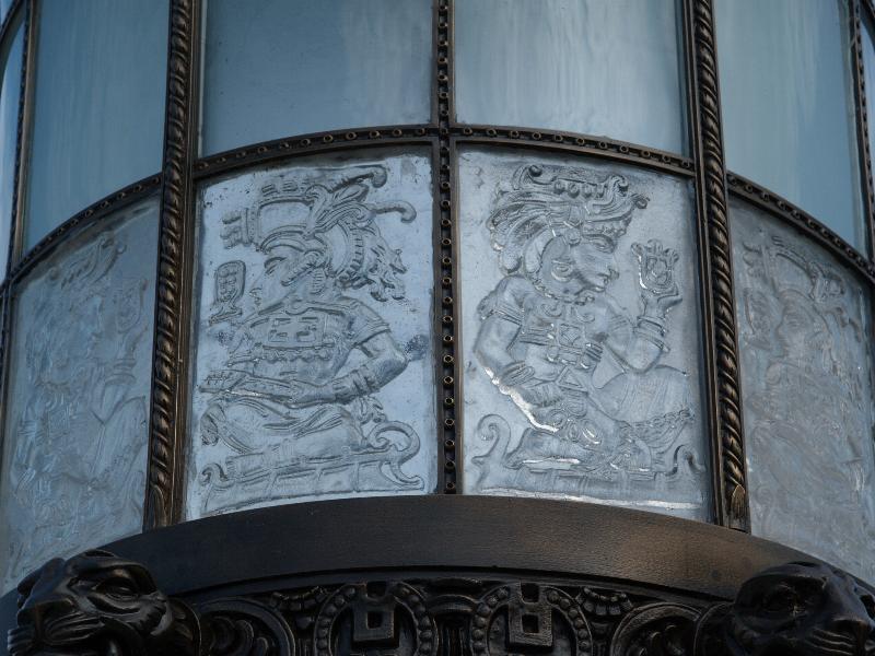 Washington, DC: Organization of American States (17th Street NW): lantern detail
