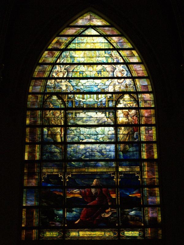 Baltimore, Maryland (MD): Brown Memorial Park Avenue Presbyterian Church: The Holy City (c 1905, Tiffany Studios)