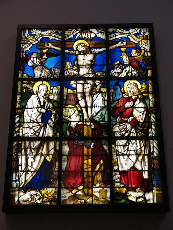 London, England: Victoria and Albert Museum: The Crucifixion (about 1525, probably from cloisters of the Cistercian Abbey of Altenberg)