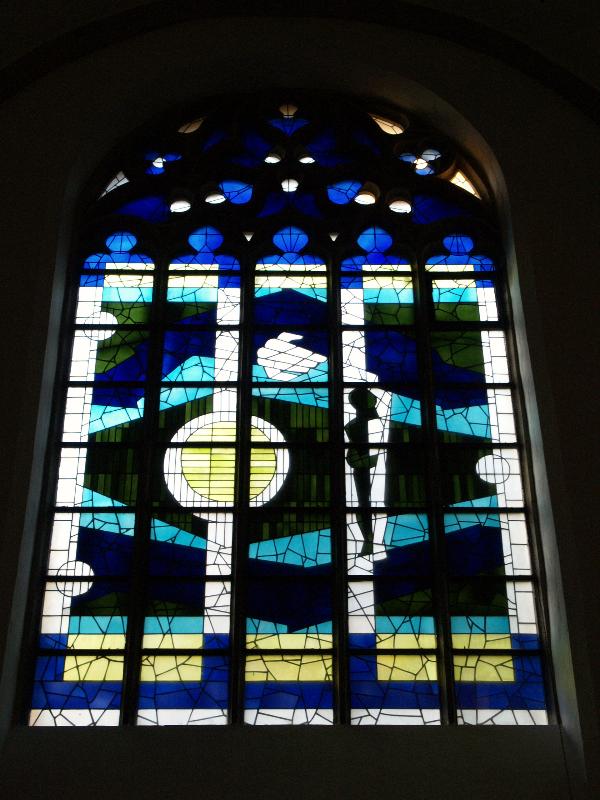 Munster, Germany: St Ludgeri: The Creation of Man (1961, Prof. Vincenz Pieper)