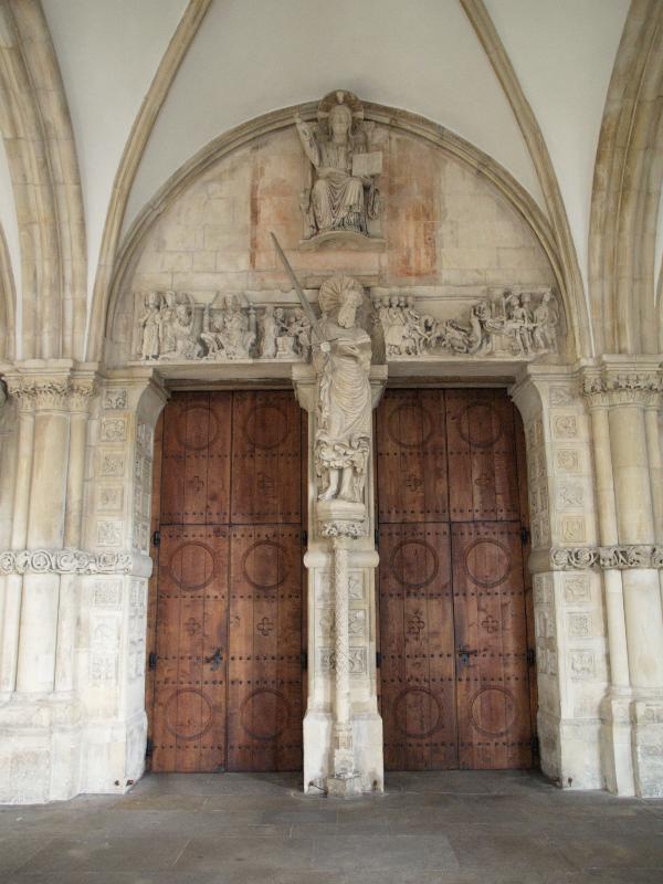 Munster, Germany: St Paul's Cathedral (St Paulus Dom): south entrance, Paradise Porch