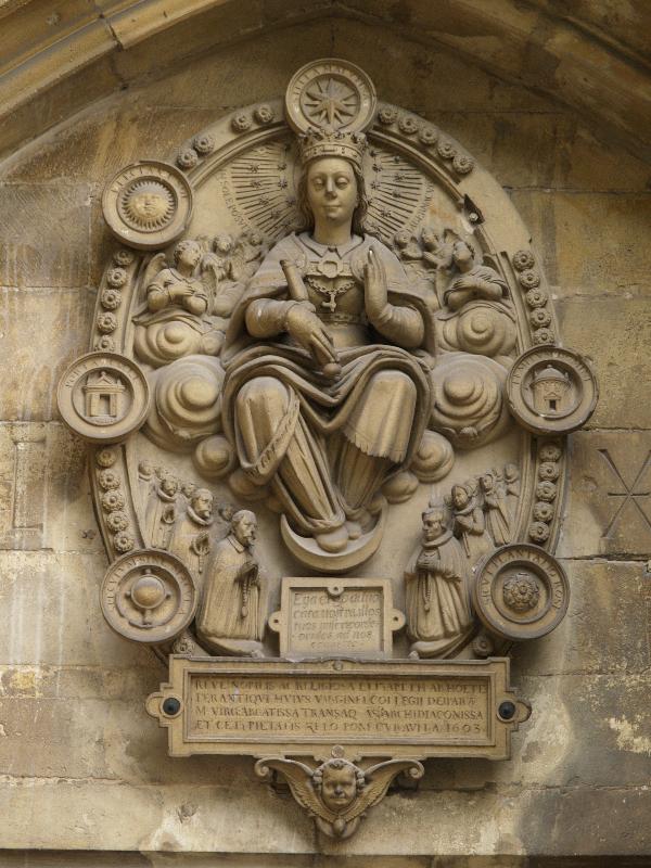 Munster, Germany: Liebfrauen-Uberwasser: Memorial to Abbess Elisabeth von Holte (c 1603) (copy)