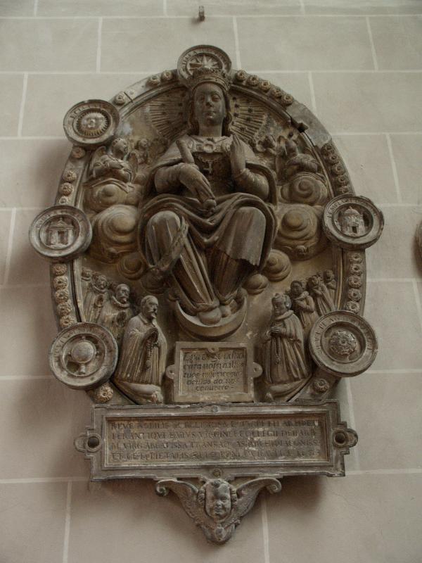Munster, Germany: Liebfrauen-Uberwasser: Memorial to Abbess Elisabeth von Holte (c 1603)