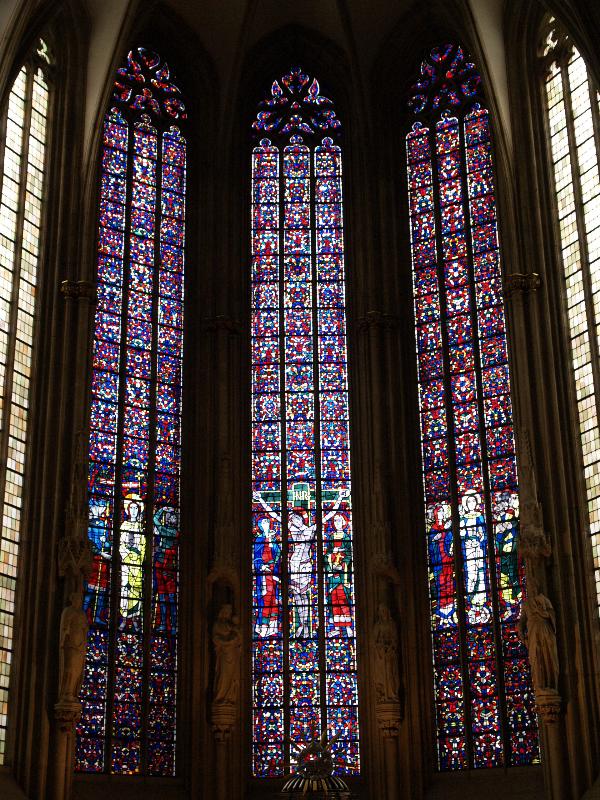 Munster, Germany: St Lamberti: apse windows (1949-1950, Paul von der Forst and company Victor von der Forst)