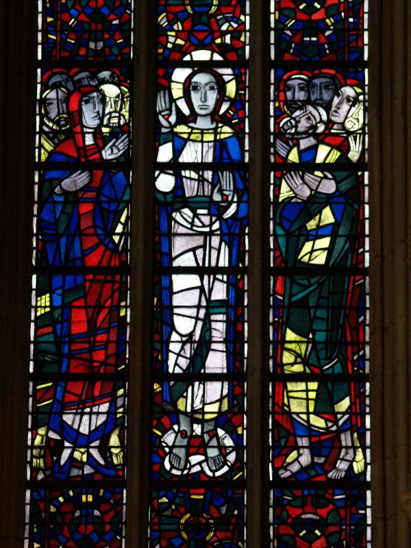 Munster, Germany: St Lamberti: Ascension (1949-1950, Paul von der Forst and company Victor von der Forst)