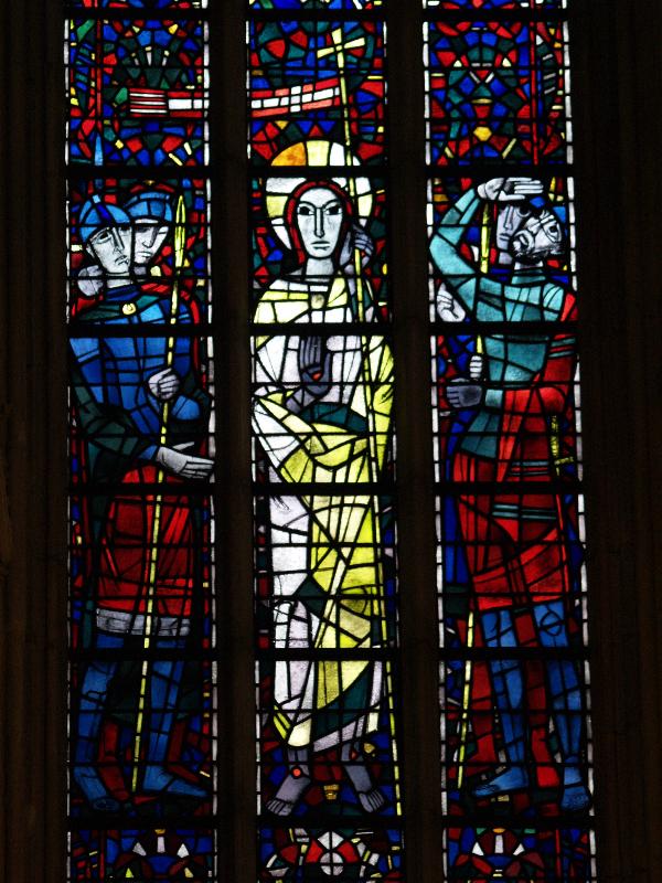 Munster, Germany: St Lamberti: Resurrection (1949-1950, Paul von der Forst and company Victor von der Forst)
