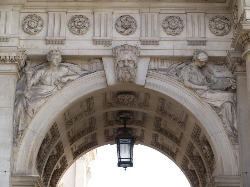 London, England: Whitehall, Foreign and Commonwealth Office: Government and History (1908, sculptor W.S. Frith, architect J.M. Brydon)