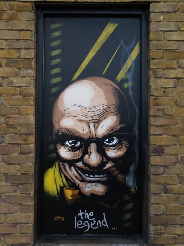 Cambridge, England: Newmarket Road: the legend (Graphik Warfare Crew, 18th-19th September 2010, Blight Society Arts Sub-Urban Secret Jam)