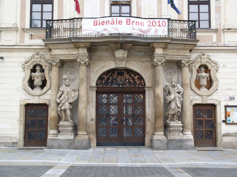 Brno, Czech Republic: Moravske namesti, Moravska Galerie (Moravian Gallery), Mistrodrzitelsky/ palac (Governor's Palace): facade