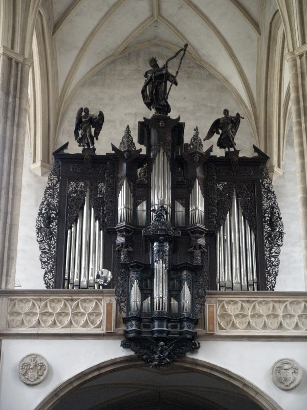 Brno, Czech Republic: Kostel sv. Jakuba (St James' Church): organ