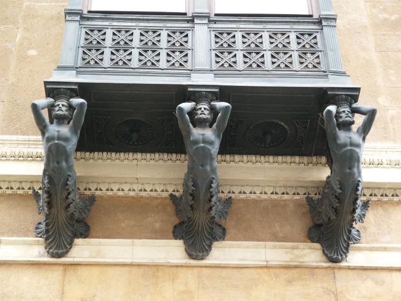 Brno, Czech Republic: Namesti Svobody (Freedom Square) 15: oriel window supports