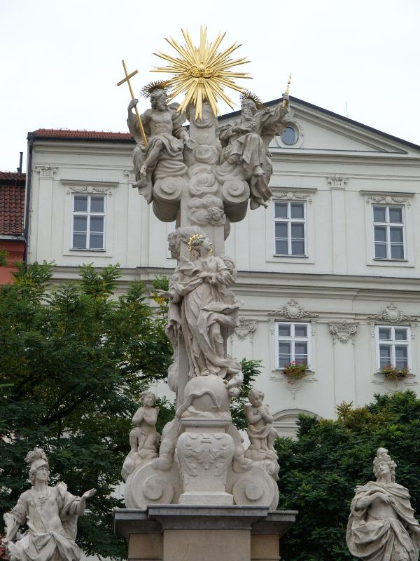 Brno, Czech Republic: Zelny trh (Cabbage or Vegetable Market): Holy Trinity (1729, sculptor Anton Schweigl)