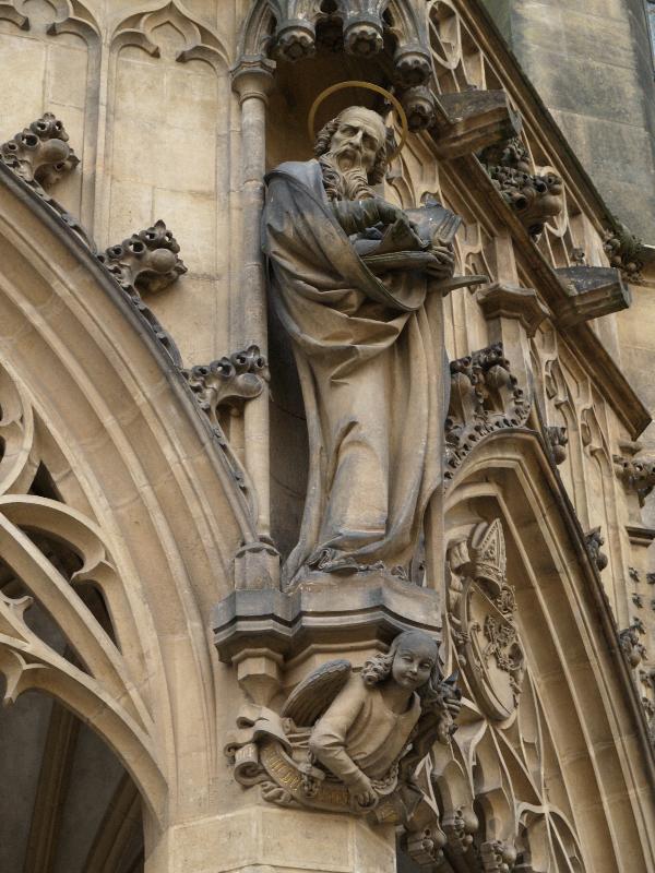 Brno, Czech Republic: Katedrala sv. Petra a Pavla (Cathedral of St Peter and St Paul): St Paul (late 19th century)