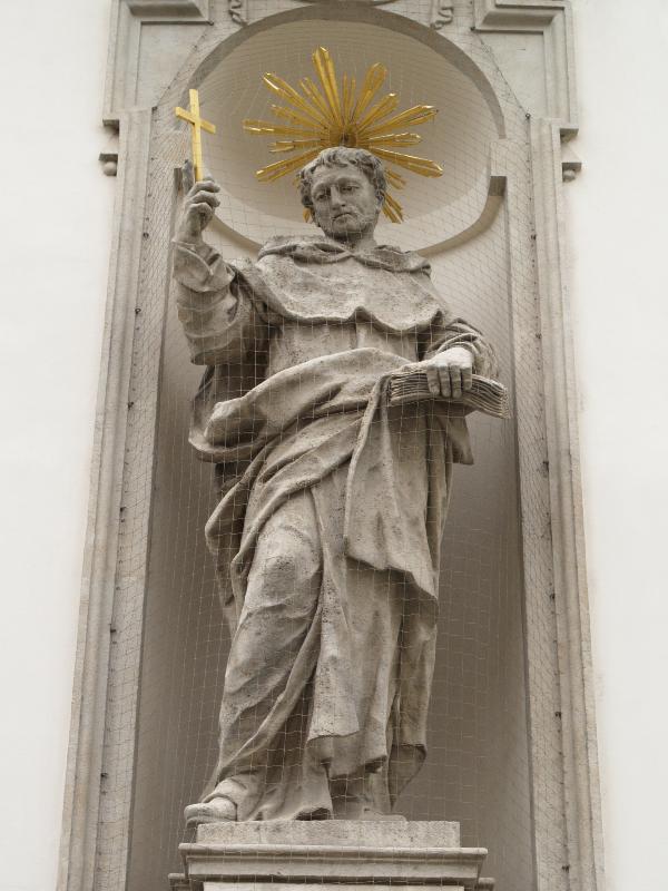 Brno, Czech Republic: Kostel sv. Michala (Church of St Michael): St Vincentius Ferrerius