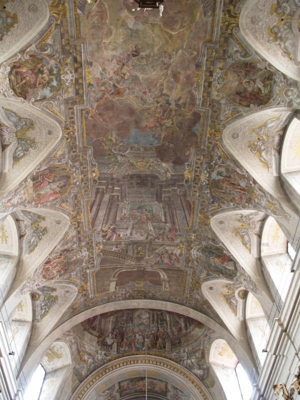 Brno, Czech Republic: Kostel sv. Janu s Loretou (Church of St John and Loreto): trompe l'oeil ceiling