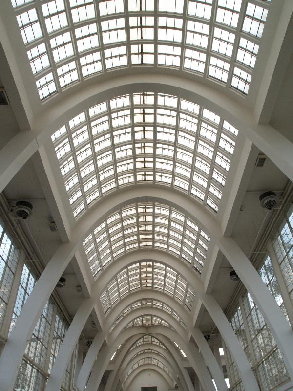 Brno, Czech Republic: BVV Veletrhy Brno (BVV Trade Fairs Brno), Pavilion A: ceiling (1927-1928, architects Josef Kalous, Jaroslav Valenta)