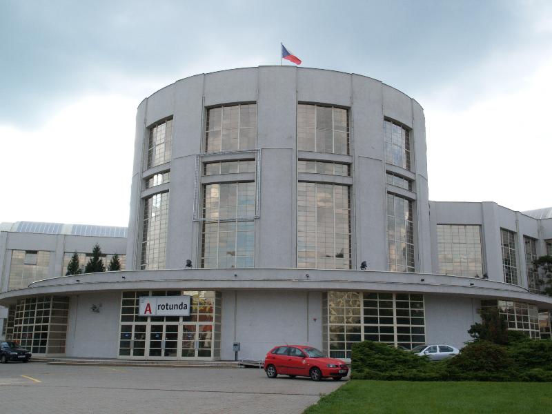 Brno, Czech Republic: BVV Veletrhy Brno (BVV Trade Fairs Brno), Pavilion A: rotunda (1927-1928, architects Josef Kalous, Jaroslav Valenta)
