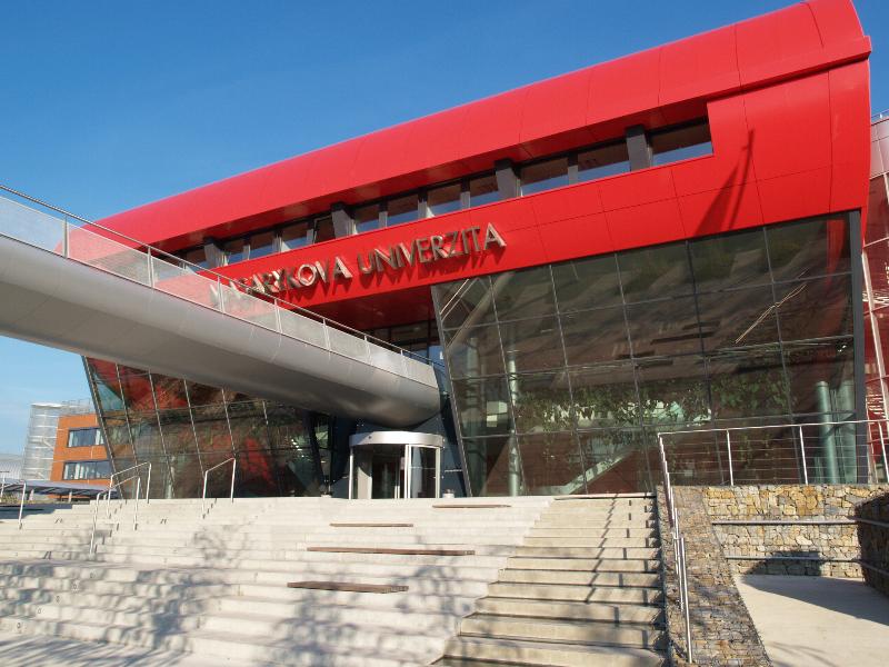 Brno, Czech Republic: Masarykova univerzita (Masaryk University): entrance building (2005-2010)