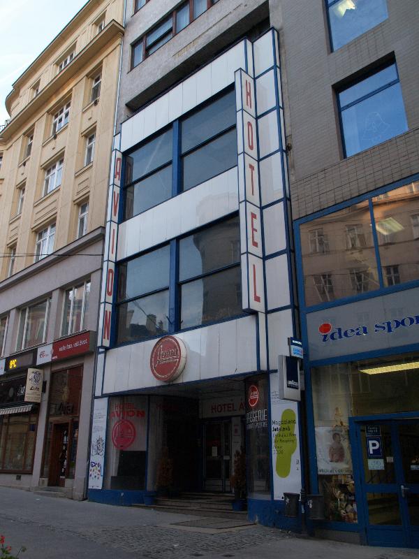 Brno, Czech Republic: Ceska, Hotel Avion: view (1926-1928, Bohuslav Fuchs)