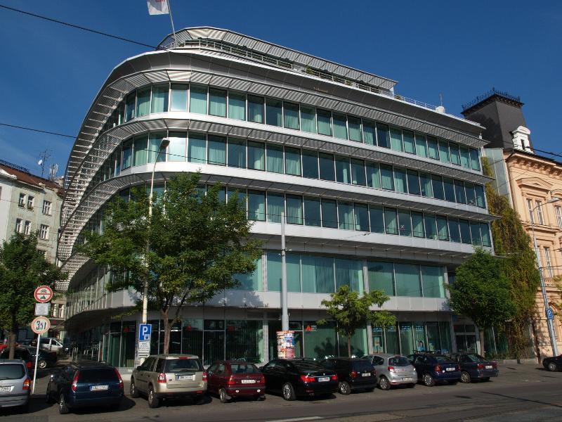 Brno, Czech Republic: Benesova, Vseobecna Zdravotni Pojistovna Ceske Republiky (Czech General Health Insurance Company): view