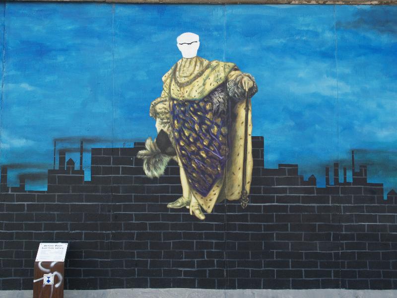 Berlin, Germany: East Side Gallery (Berlin Wall): Die Bestaendigkeit der Ignoranz (The Persistence of Ignorance) (1990/2009, Karsten Wenzel)