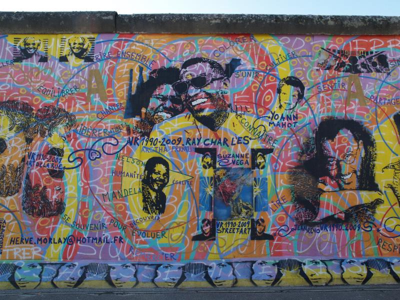 Berlin, Germany: East Side Gallery (Berlin Wall): Amour, Paix (1990/2009, Herve Morlay and Andreas Paulun)
