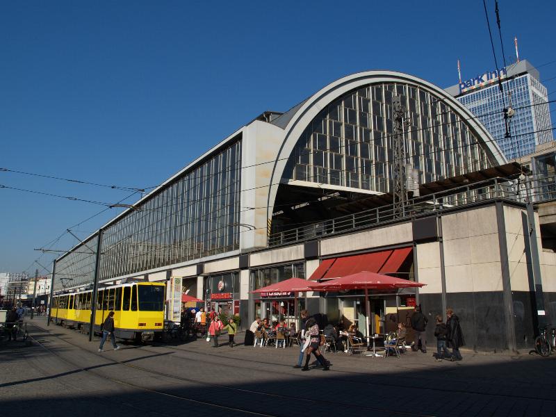 Berlin, Germany: Alexanderplatz Bahnhof: view (1881-1882, Johann Eduard Jacobsthal, but reconstructed post-WWII)