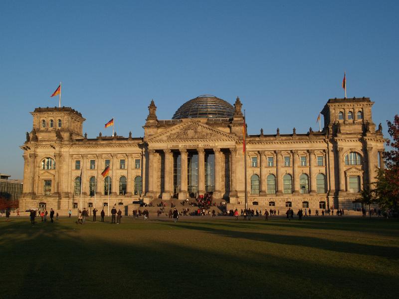 Berlin, Germany: Reichstag: view (1894, architect Paul Wallot)