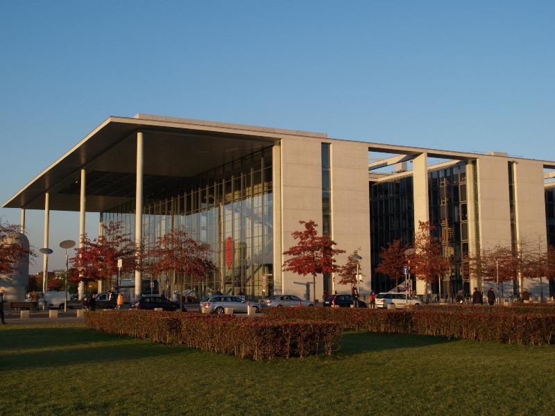 Berlin, Germany: Paul-Loebe-Haus: view (1997-2001, architect Stephan Braunfels)