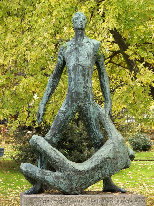 Paris, France: Jardin du Luxembourg: Monument aux Etudiants R'esistants, 1956, Gaston Watkin