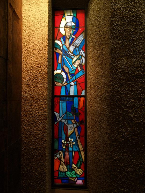 Coventry, England: Coventry Cathedral (St Michael's Cathedral): St Sigfrid (artist Einar Forseth)