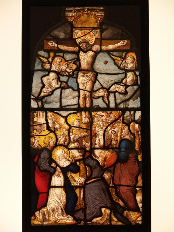 London, England: Victoria and Albert Museum: The Crucifixion (about 1539-1540, Gerhard Remsich, from the abbey of Steinfeld, Germany, Lower Rhine)