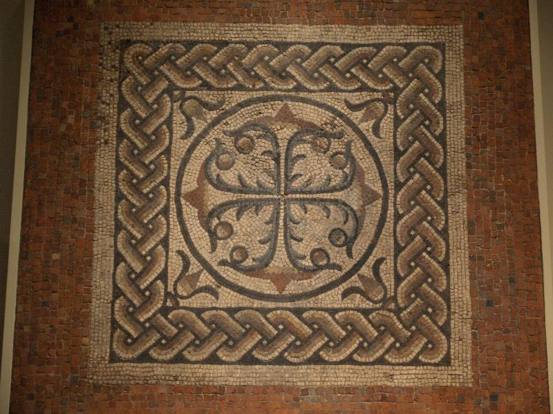 London, England: British Museum: Bank of England mosaic (3rd century AD, London)