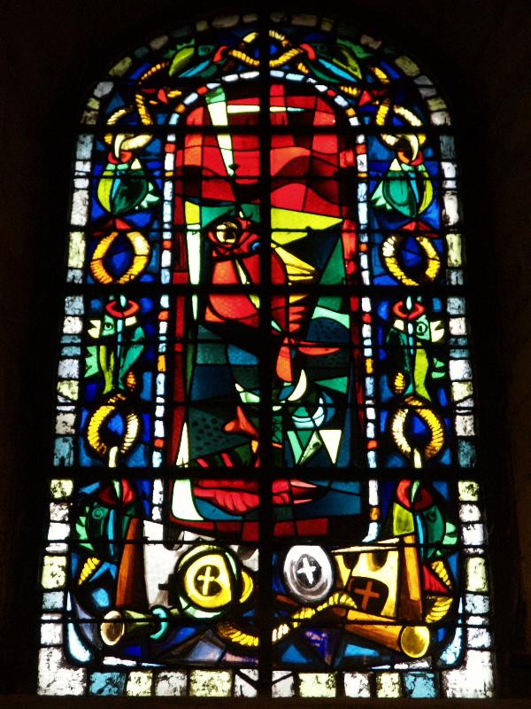 Paris, France: Place Jean Marais, Eglise Saint-Pierre de Montmartre: Drachma of Gold (1953, Max Ingrand)