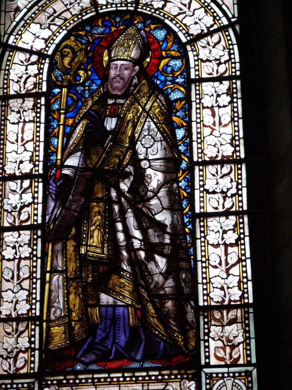 Paris, France: Place Franz Liszt, Eglise Saint-Vincent-de-Paul: St Francis (1842, Charles-Laurent Marechal)