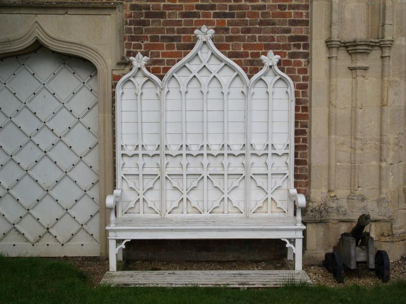 Madingley, England: Madingley Hall: seating