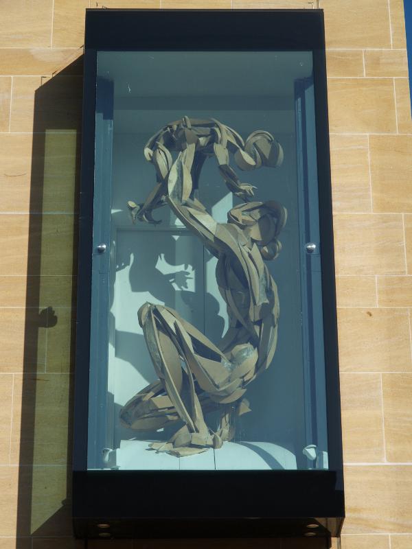 Cambridge, England: John Lewis: Mother and Child (c2007, Sophie Dickens)