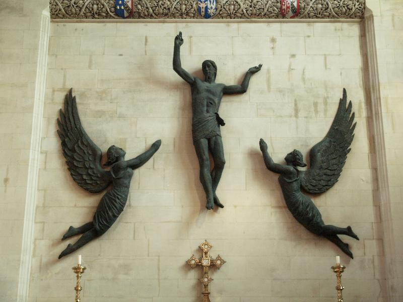 Cambridge, England: Selwyn College: Ascension (1958, Karin Jonzen)