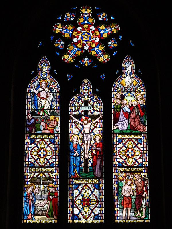 Waresley, England: St James' Church: Scenes in the Life of Christ