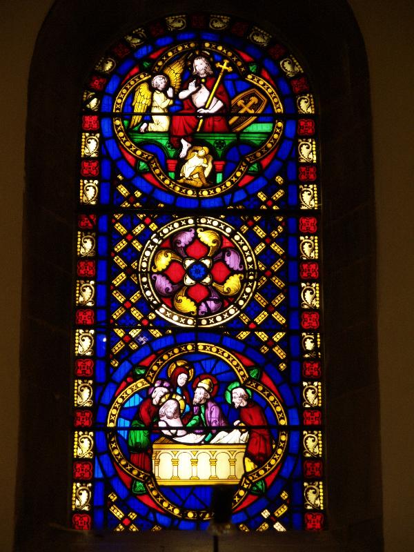 Cambridge, England: Bridge Street, Holy Sepulchre (Round Church): window
