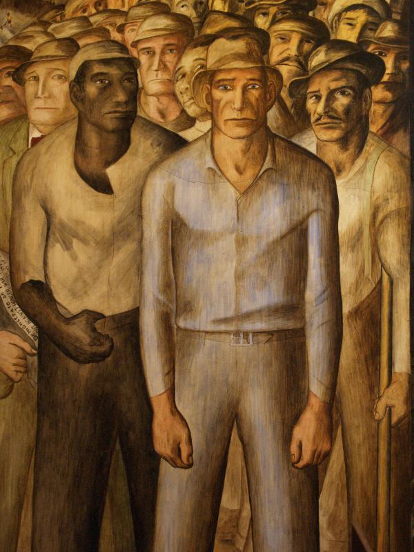 San Francisco, California (CA): Coit Tower: California Industrial Scenes (artist John Langley Howard)