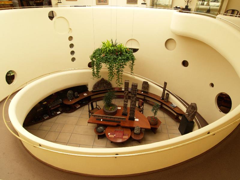 San Francisco, California (CA): Xanadu Gallery (was V.C. Morris Gift Store): interior (1943-1948, Frank Lloyd Wright)