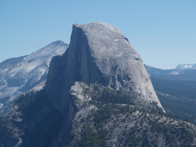 Yosemite National Park, California (CA): Glacier Point: view of Half Dome
