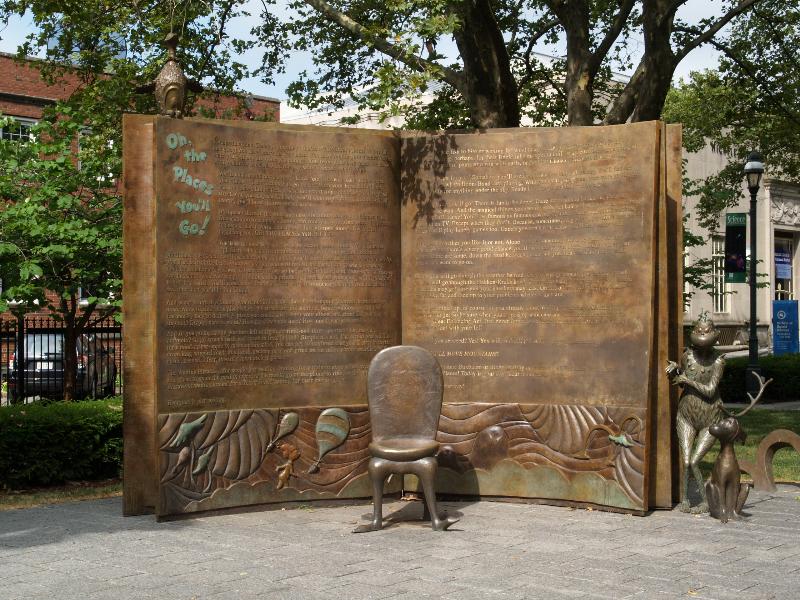 Springfield, Massachusetts (MA): Dr. Seuss National Memorial Sculpture Garden: Oh the Places You'll Go (2002)